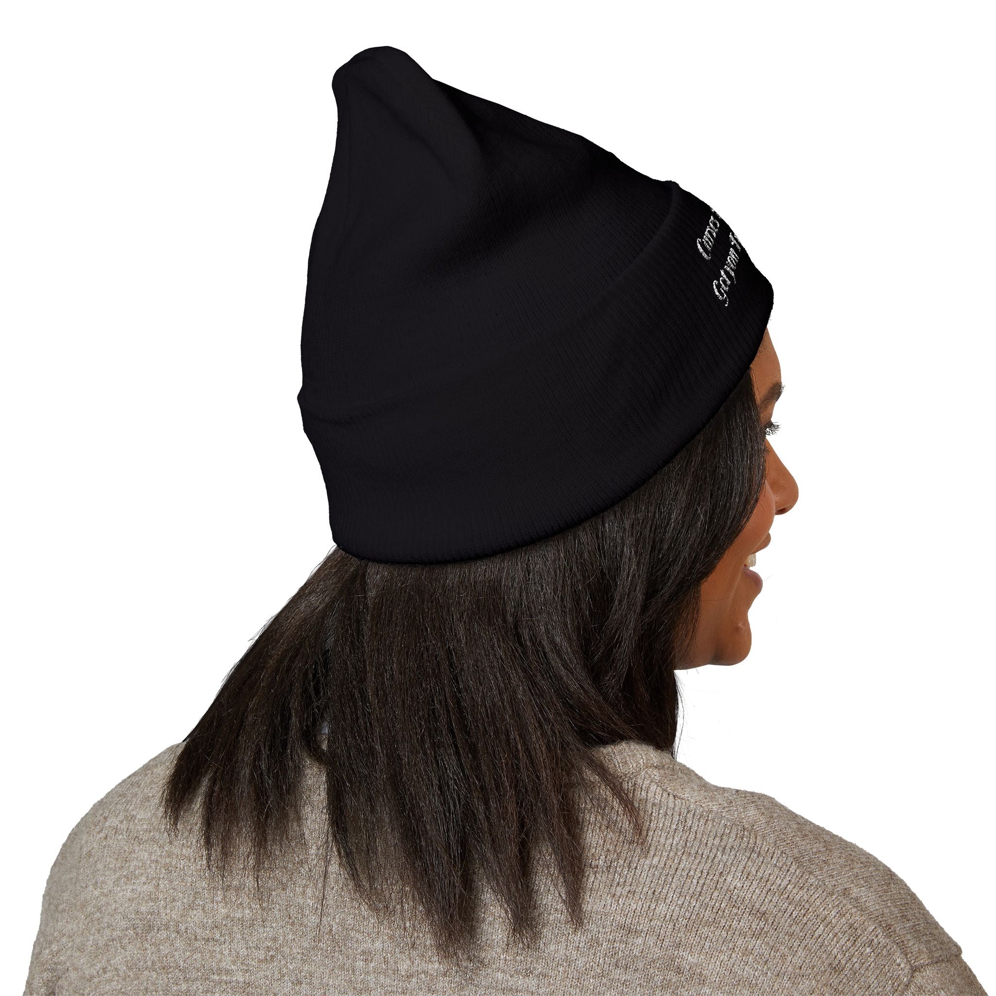 Curses Don’t Get You Felonies” Beanie – Witchy Humor Meets Cozy Style