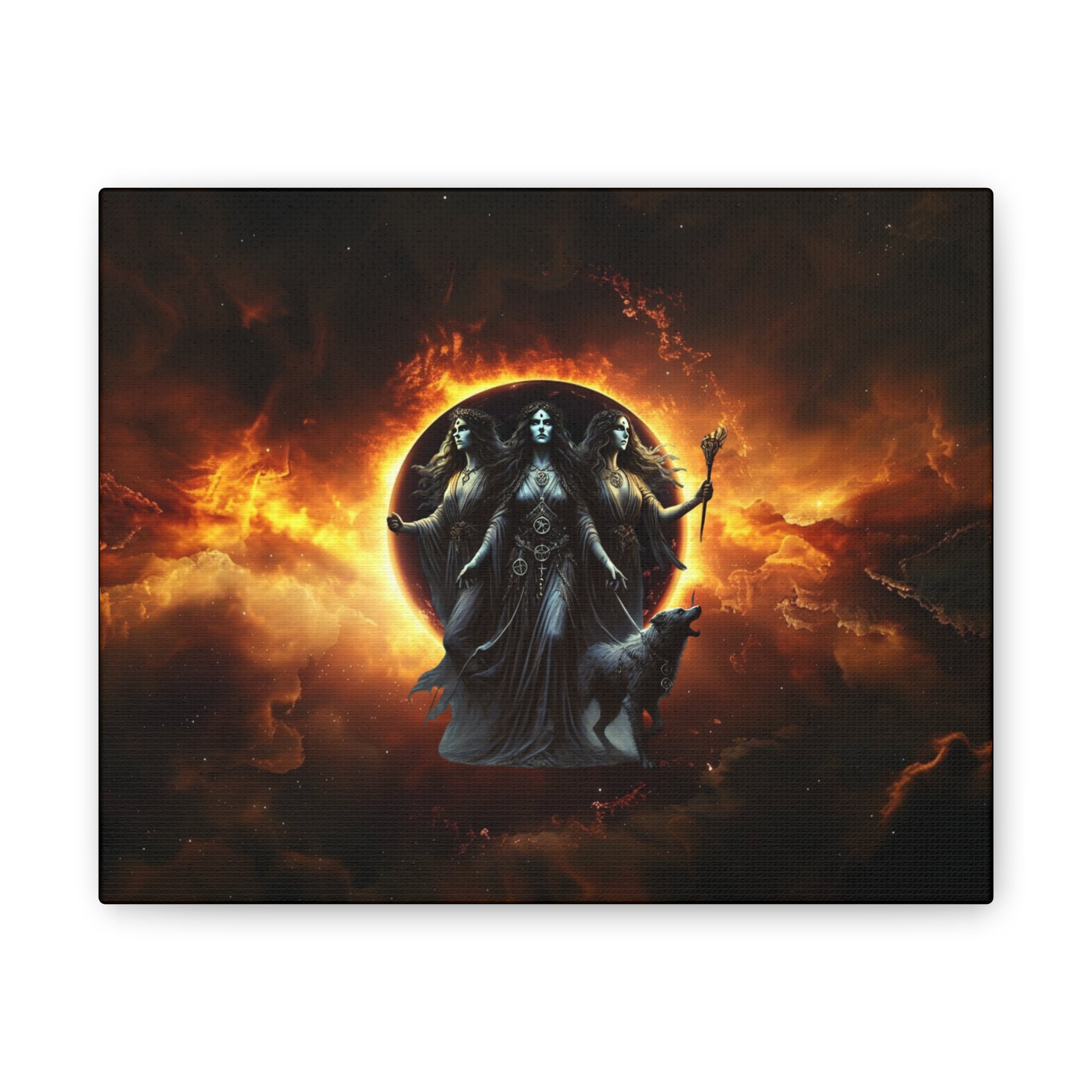 Canvas Print - Goddess Hekate Altar Devotion