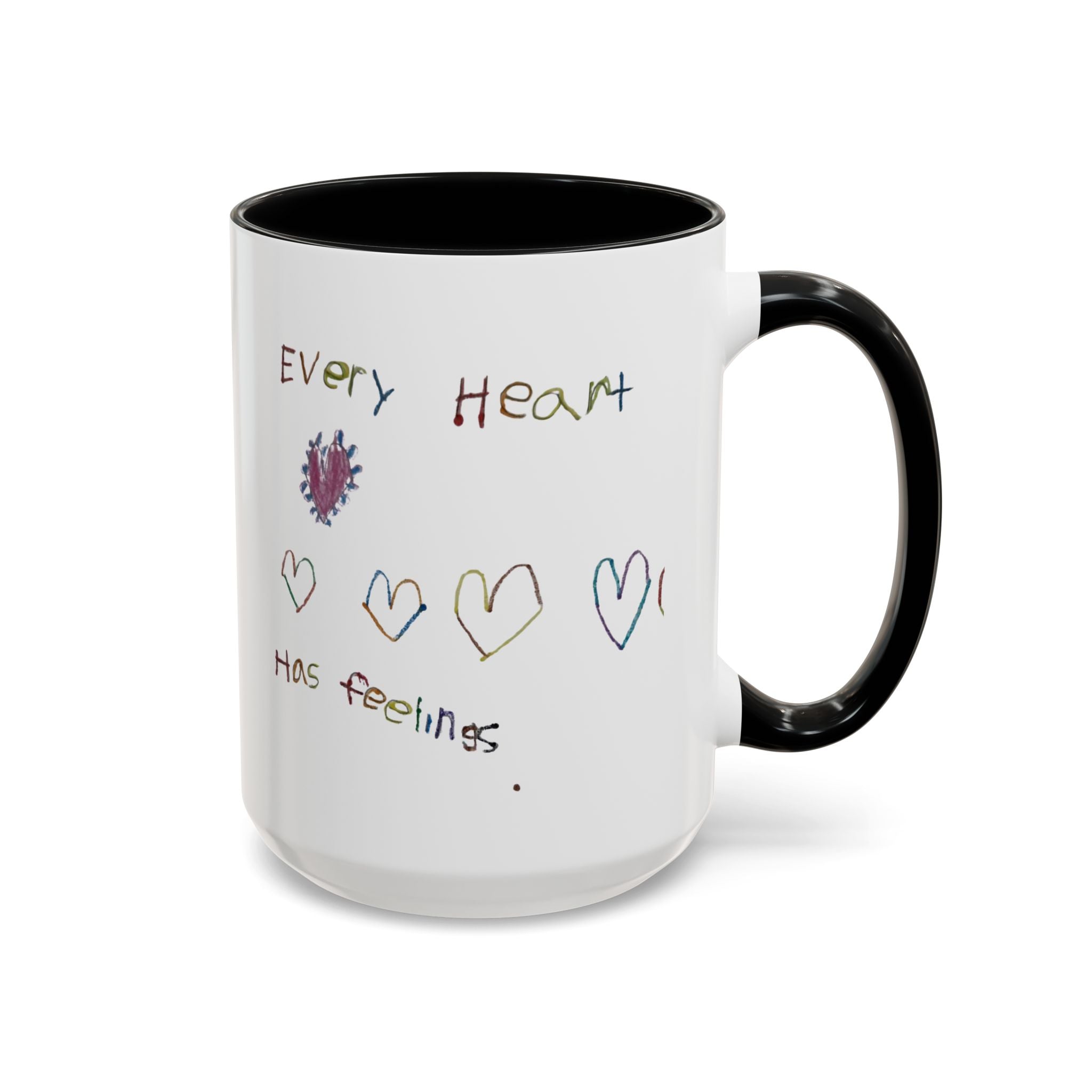 Accent Coffee Mug Autism Heart (11, 15oz)