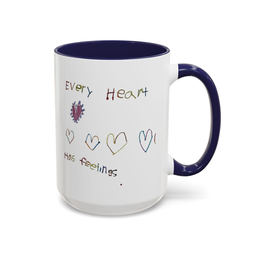 Accent Coffee Mug Autism Heart (11, 15oz)