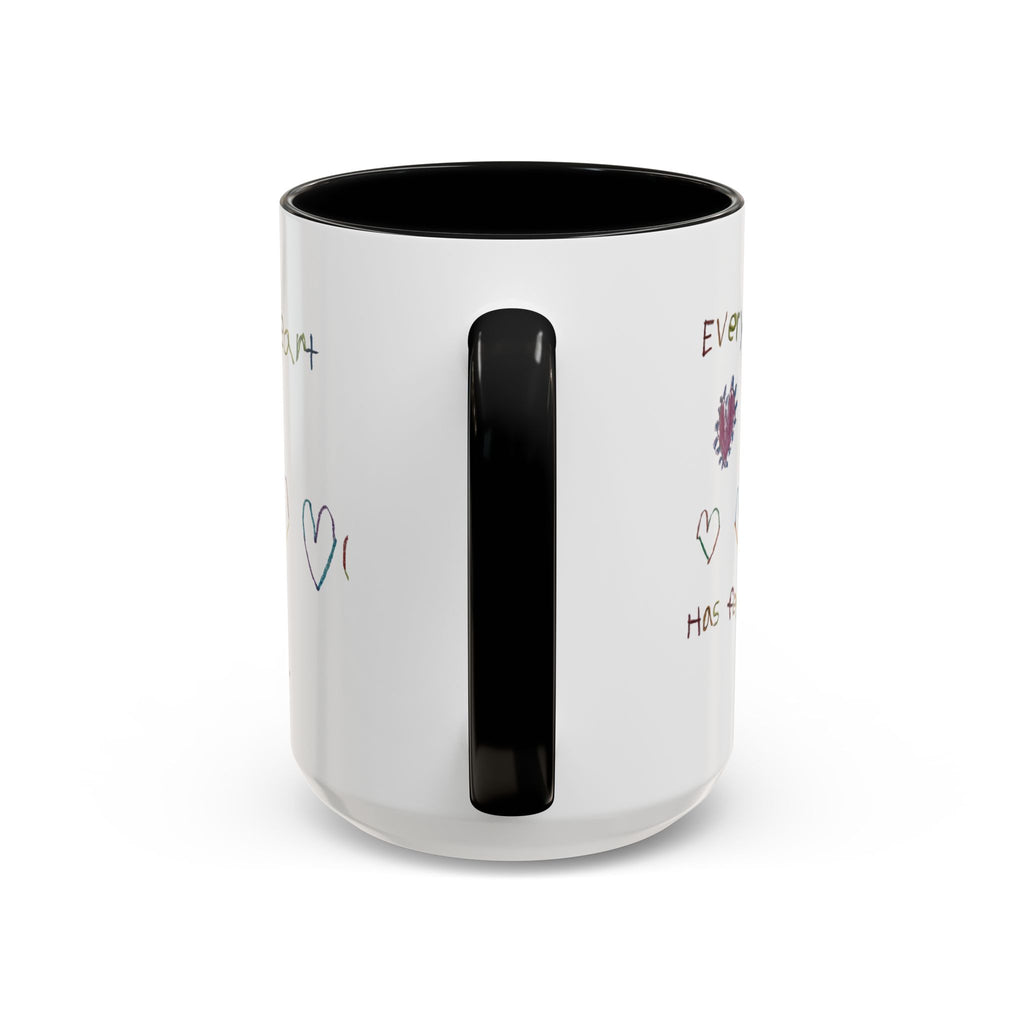 Accent Coffee Mug Autism Heart (11, 15oz)