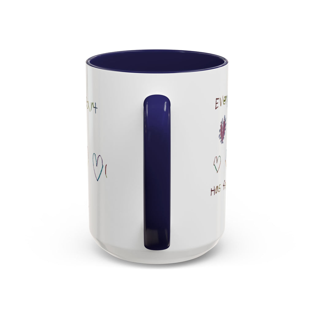 Accent Coffee Mug Autism Heart (11, 15oz)