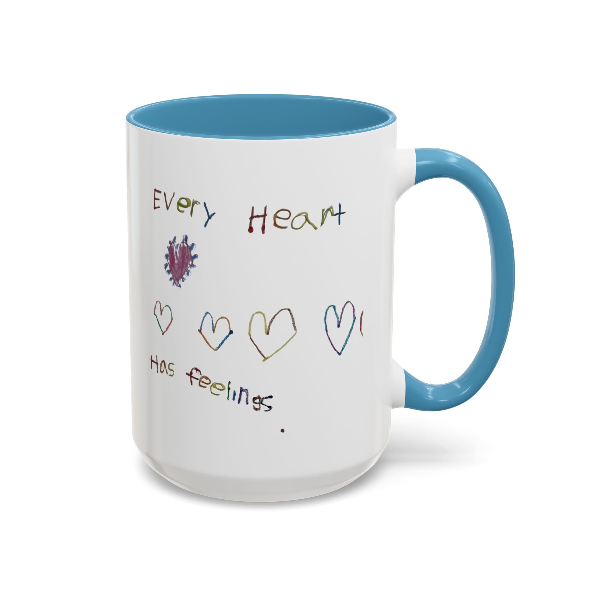 Accent Coffee Mug Autism Heart (11, 15oz)