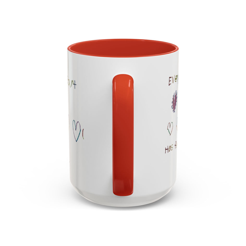 Accent Coffee Mug Autism Heart (11, 15oz)