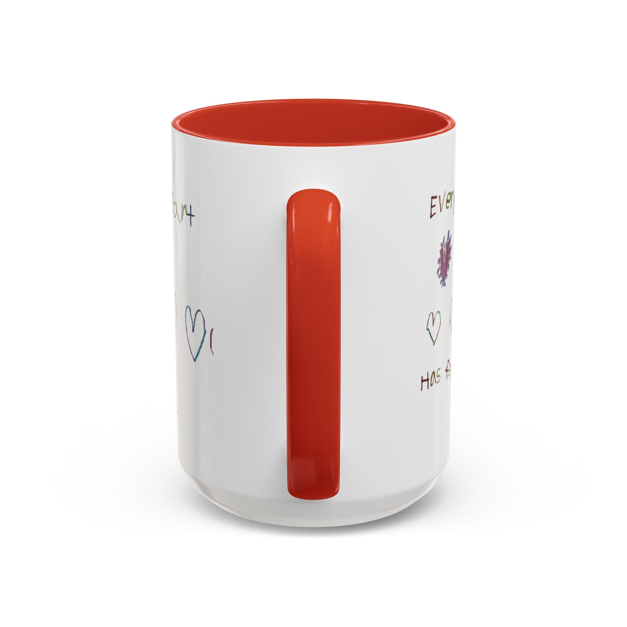 Accent Coffee Mug Autism Heart (11, 15oz)