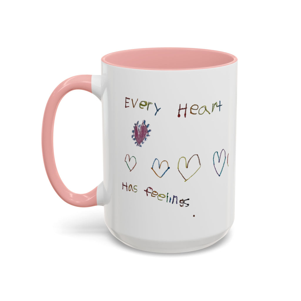 Accent Coffee Mug Autism Heart (11, 15oz)