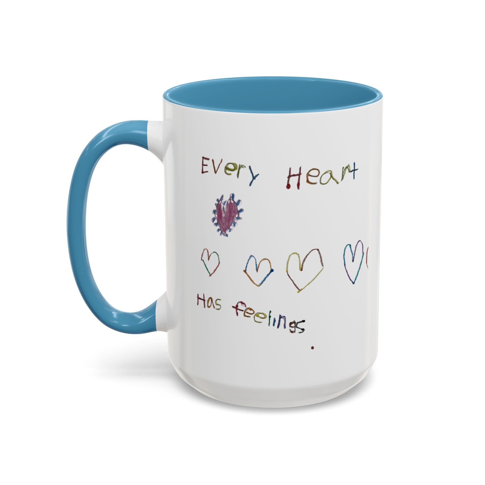 Accent Coffee Mug Autism Heart (11, 15oz)