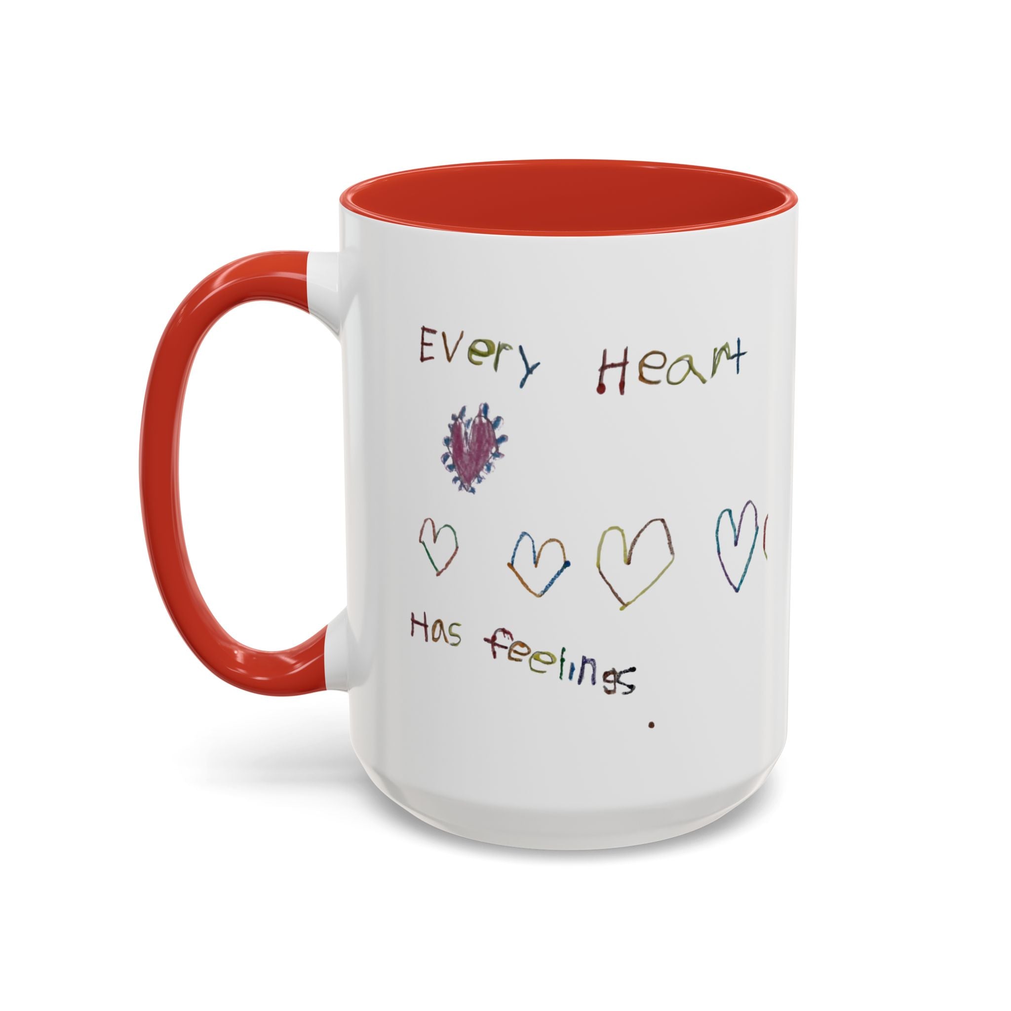 Accent Coffee Mug Autism Heart (11, 15oz)