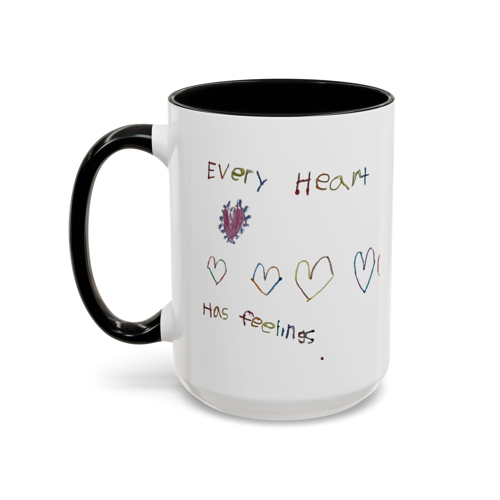 Accent Coffee Mug Autism Heart (11, 15oz)