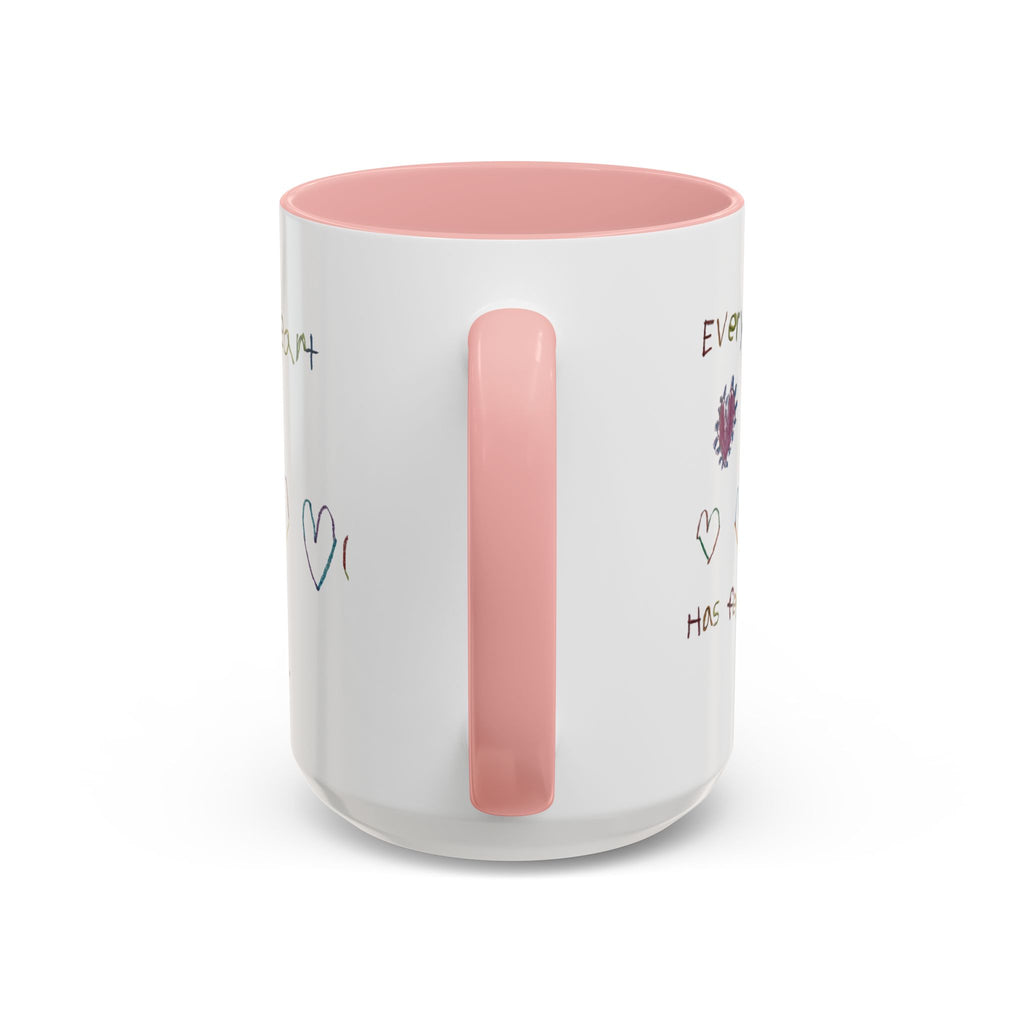 Accent Coffee Mug Autism Heart (11, 15oz)